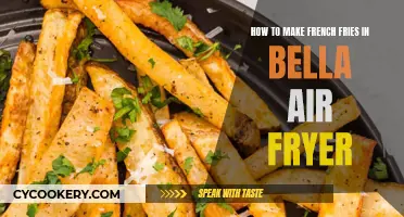 Making French Fries in a Bella Air Fryer