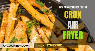 Making French Fries in a Crux Air Fryer