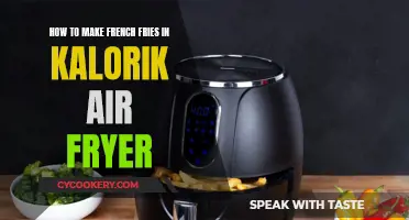 Make French Fries with Kalorik Air Fryer: Quick, Crispy Treats!