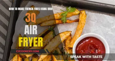 Air Fryer French Fries: Perfectly Crispy Brio 3Q Style