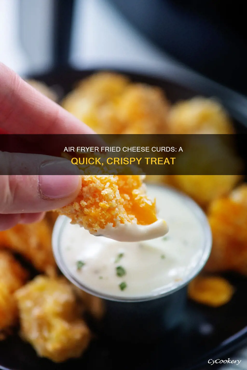 how to make fried cheese curds in an air fryer