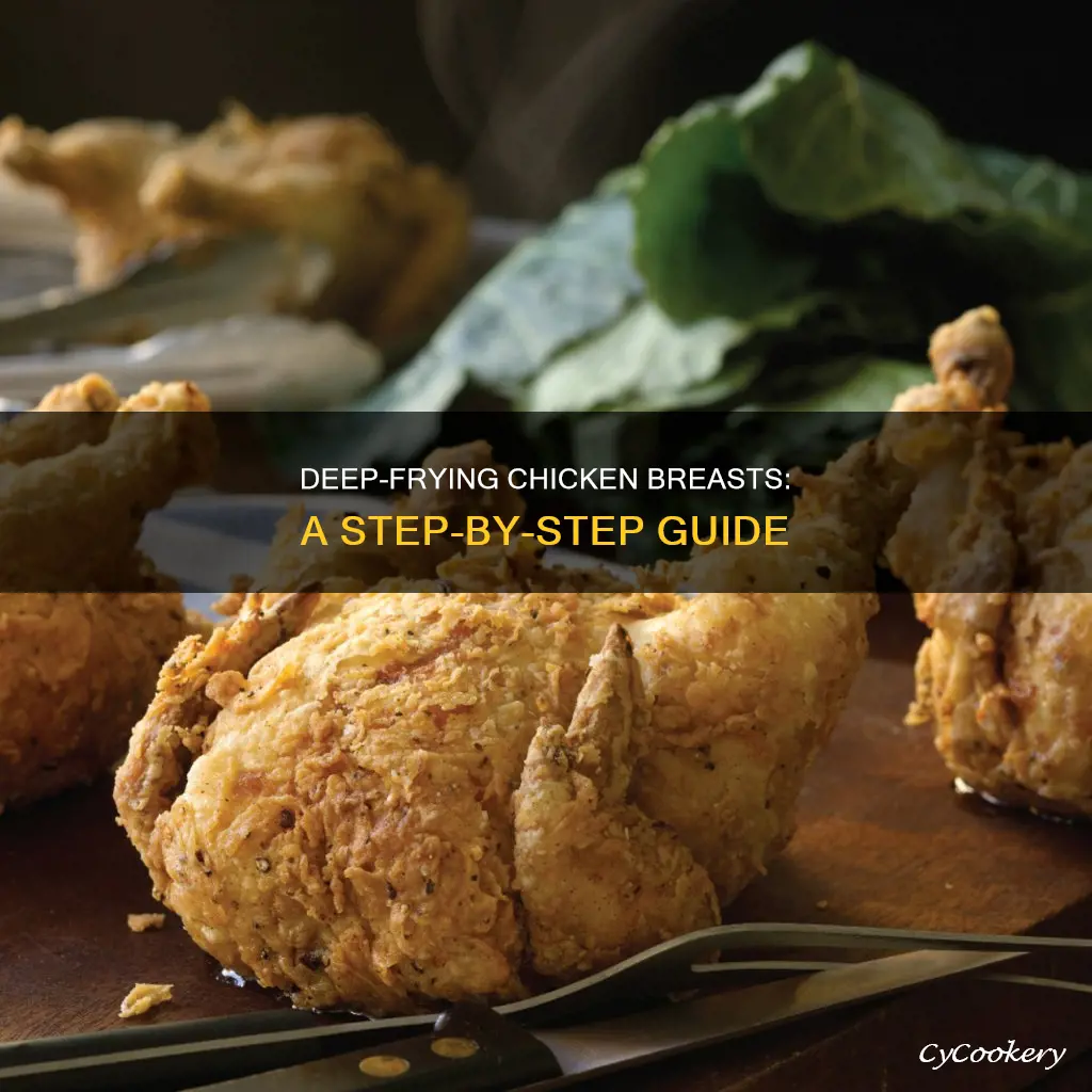 how to make fried chicken breast in deep fryer