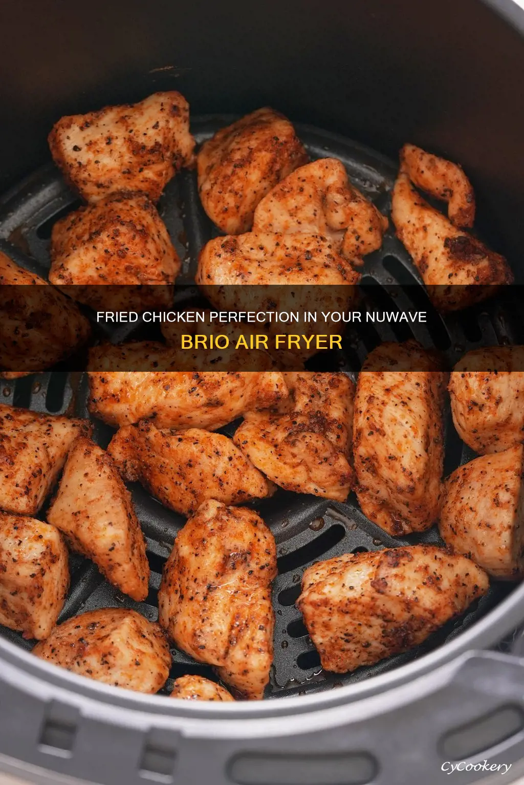 how to make fried chicken in nuwave brio air fryer