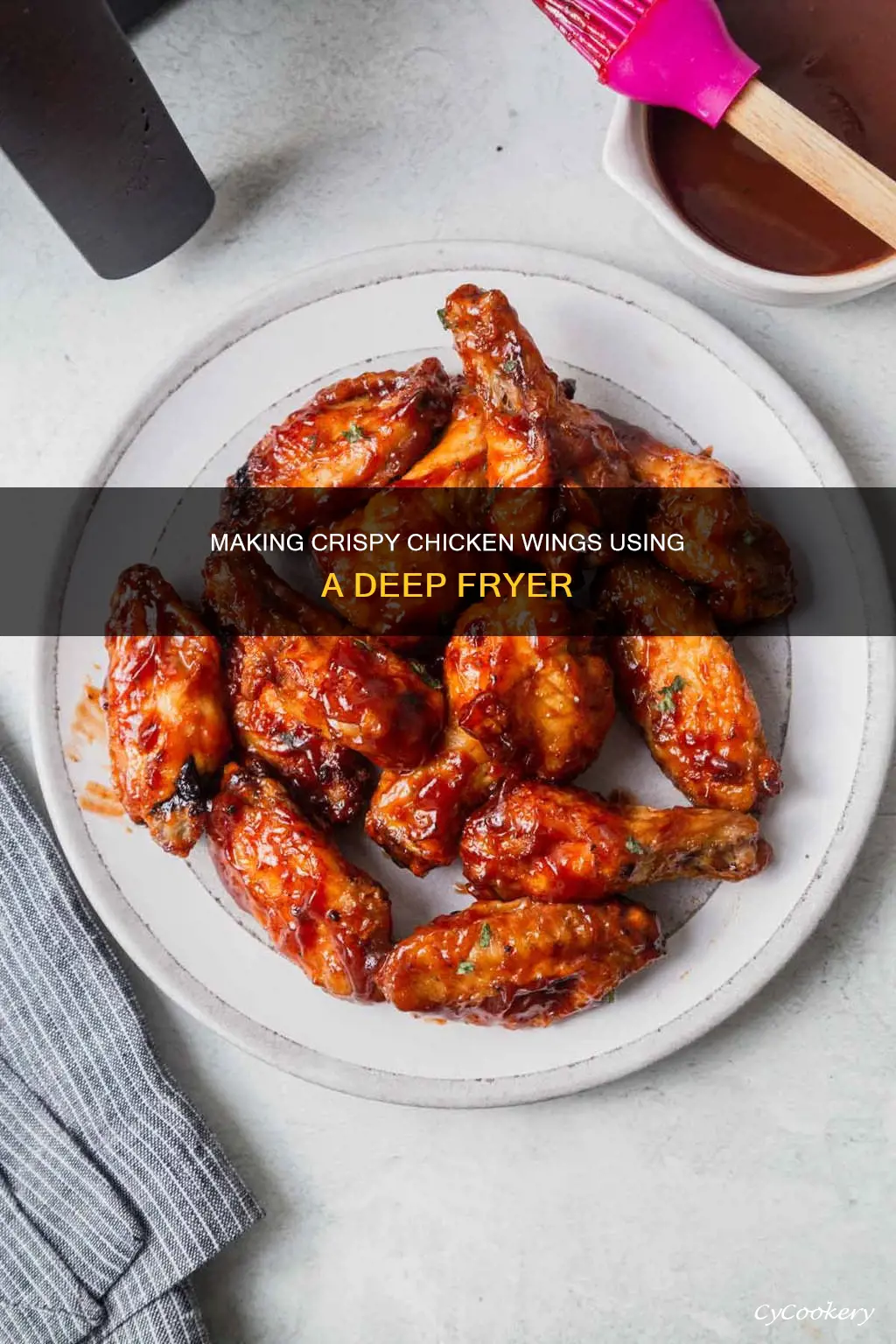 how to make fried chicken wings in a deep fryer