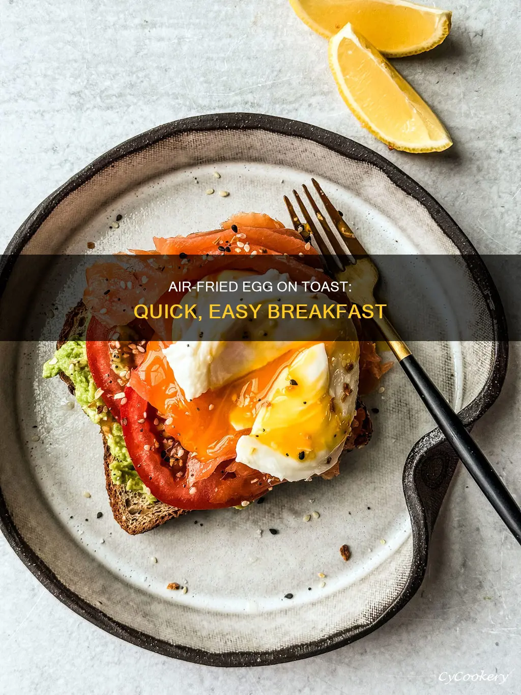 how to make fried egg on toast in air fryer