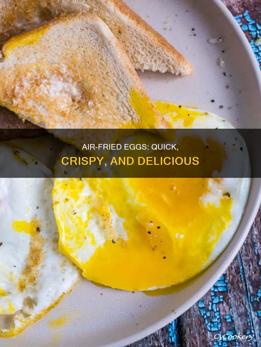 how to make fried eggs in an air fryer