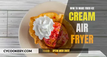 Air-Fried Ice Cream: A Tasty Treat!