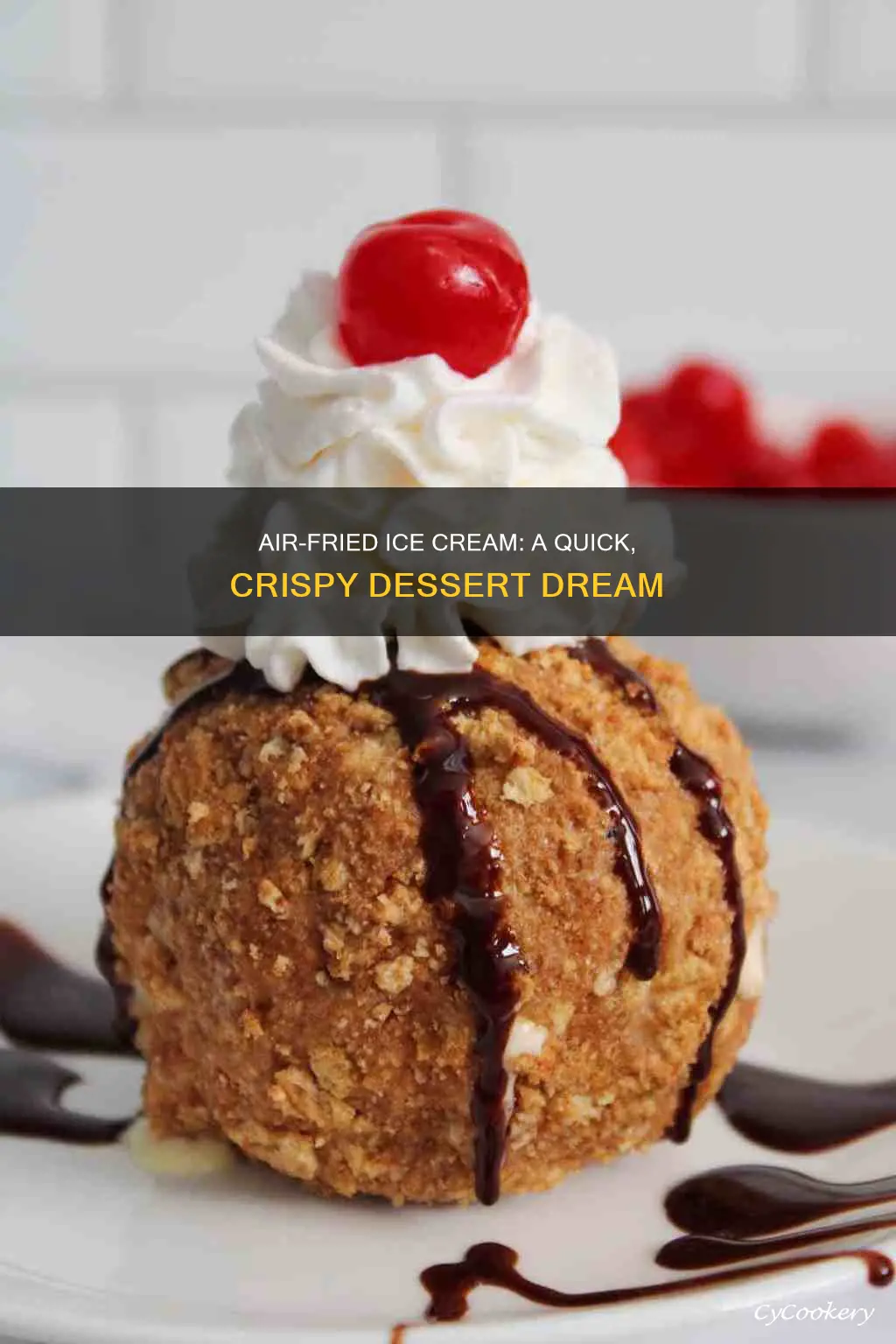 how to make fried ice cream in air fryer