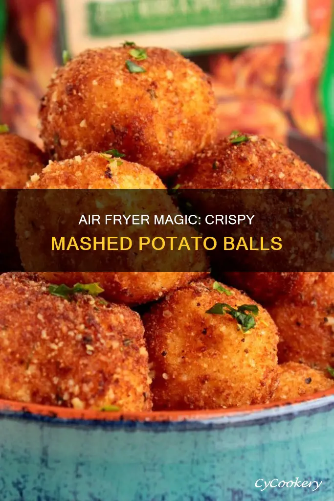 how to make fried mashed potato balls air fryer