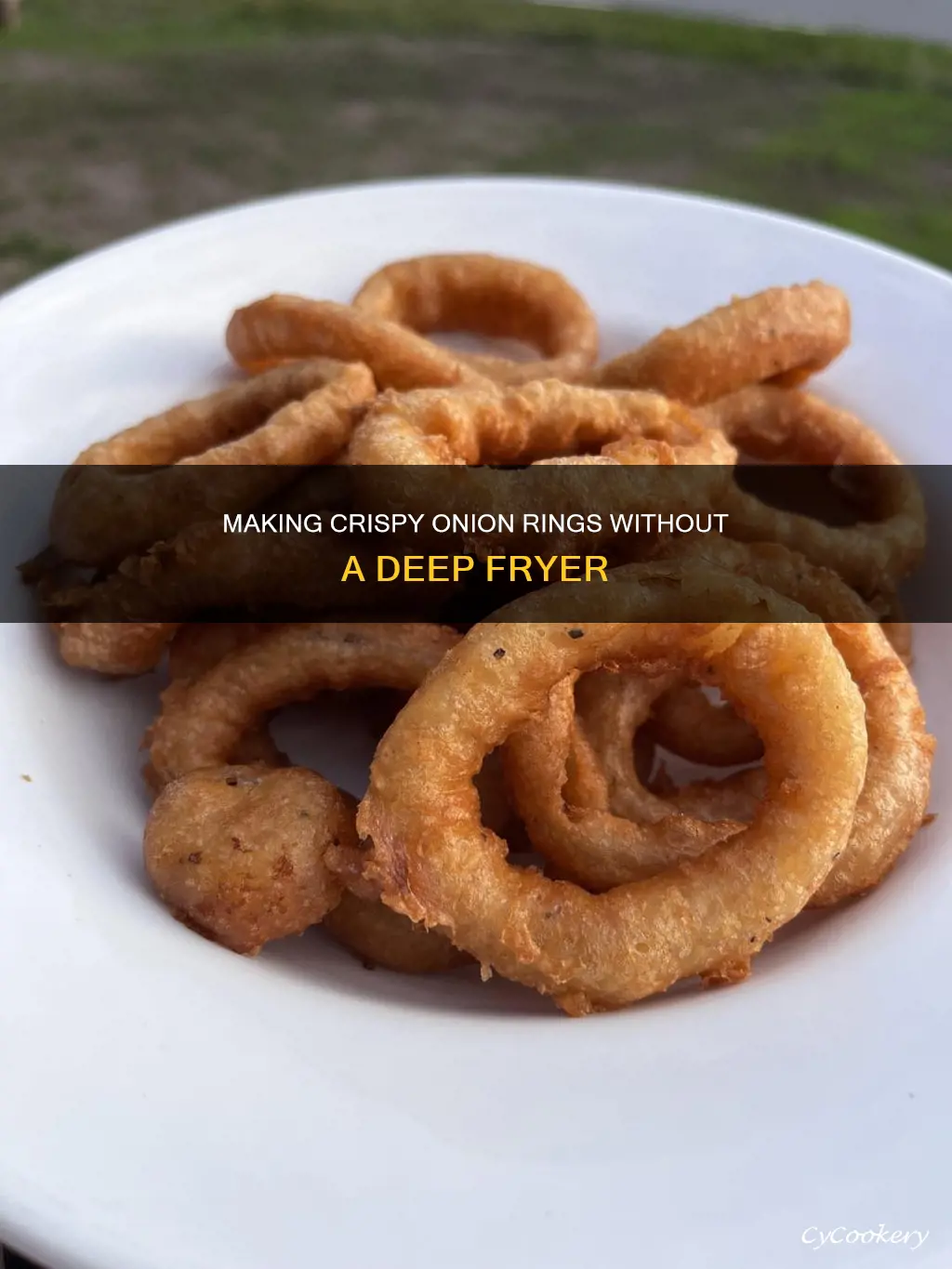 how to make fried onion rings without a deep fryer