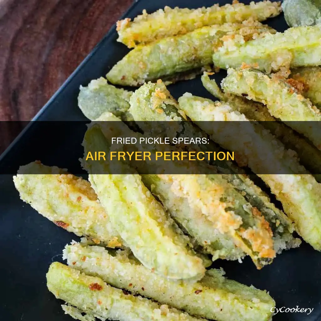 how to make fried pickle spears in air fryer