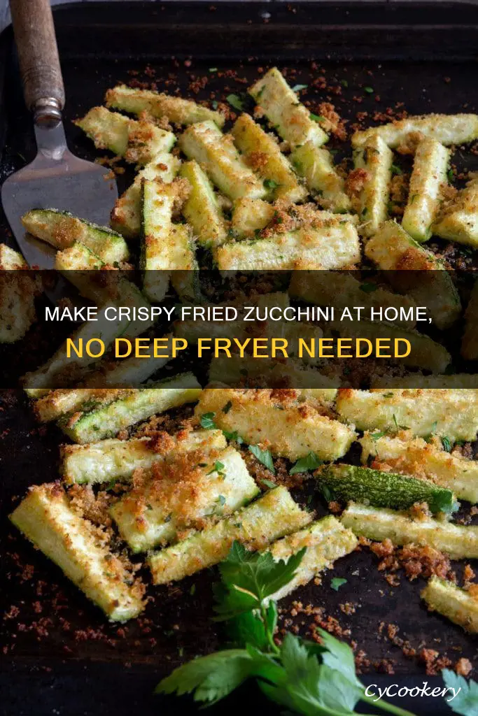 how to make fried zucchini without a deep fryer