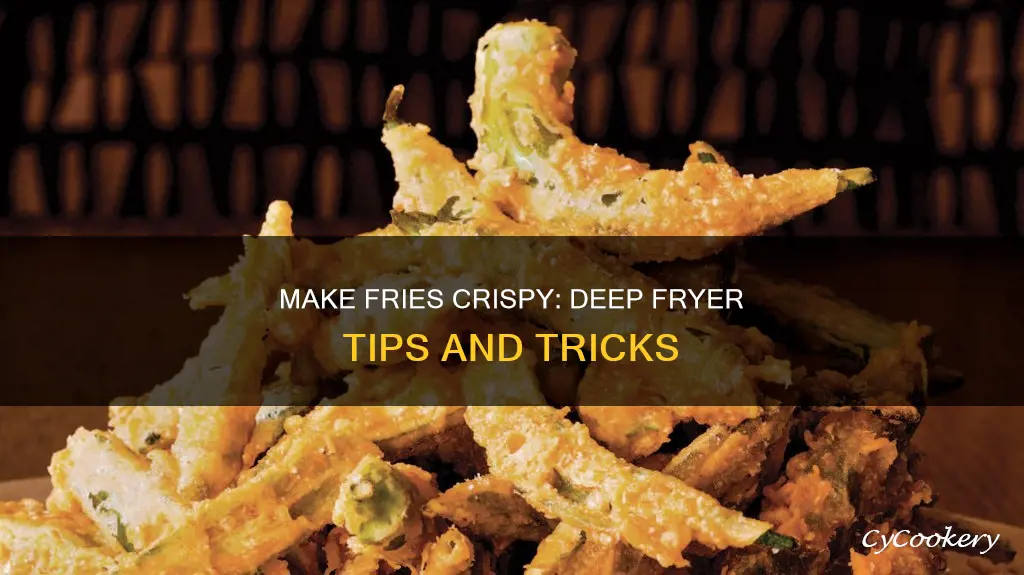 how to make fries crispy in the deep fryer