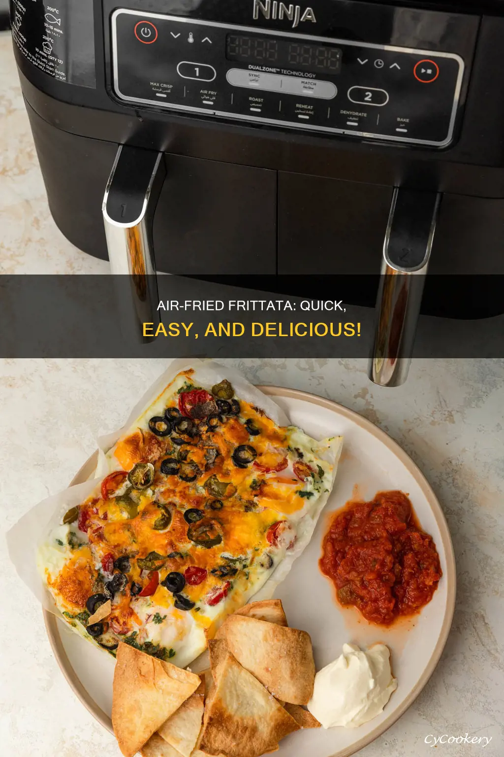 how to make frittata in air fryer