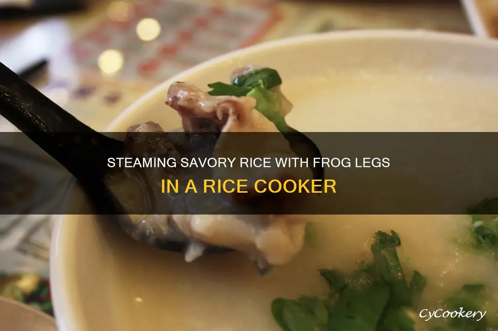 how to make frog steamed rice in rice cooker