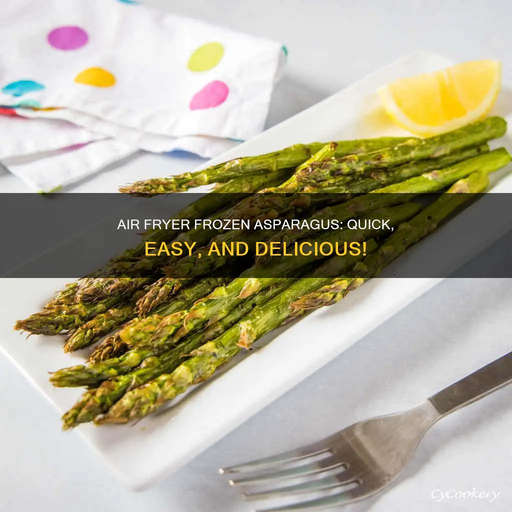 how to make frozen asparagus in air fryer