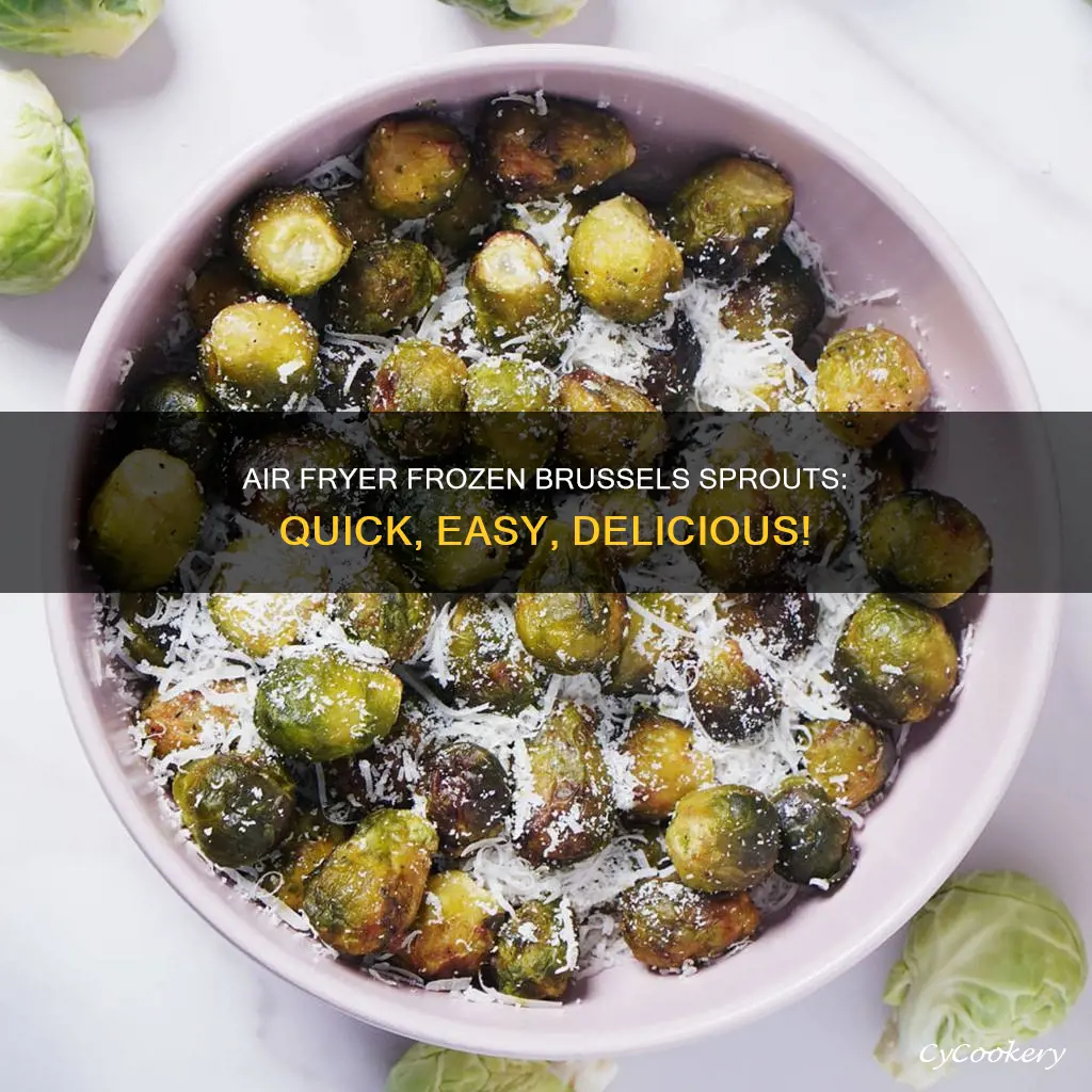 how to make frozen brussel sprouts in air fryer