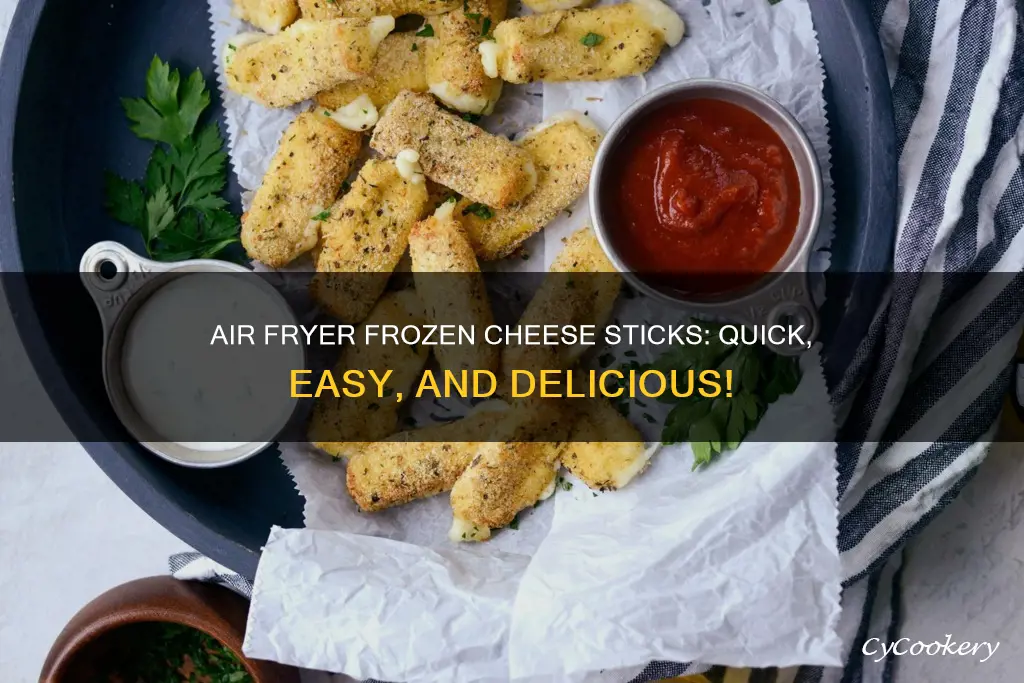 how to make frozen cheese sticks in air fryer