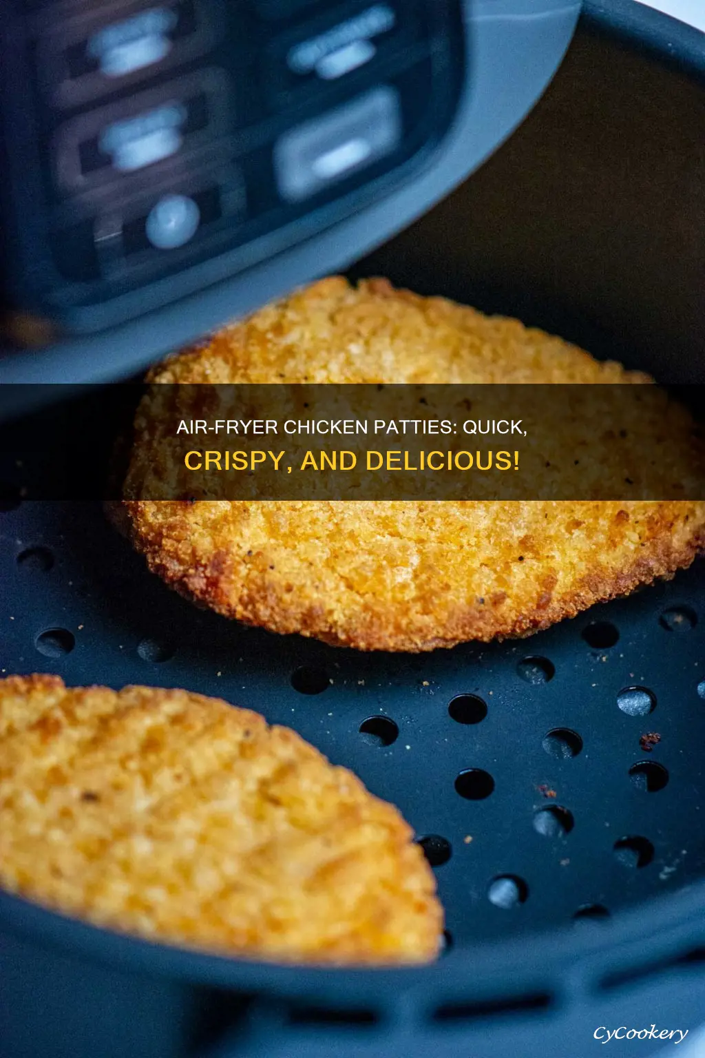 how to make frozen chicken patties in air fryer