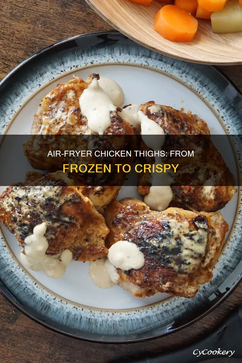 how to make frozen chicken thighs in air fryer