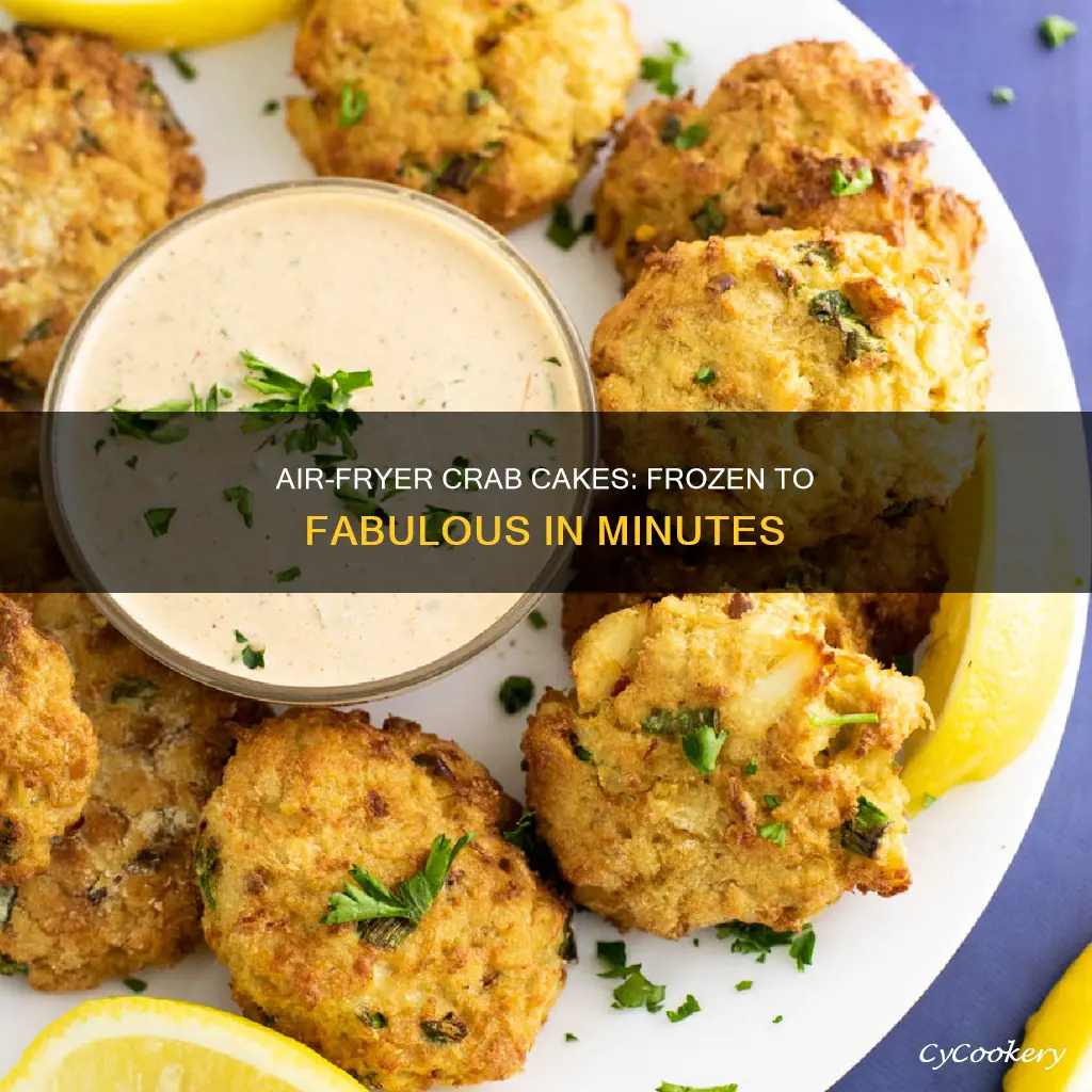 how to make frozen crab cakes in air fryer