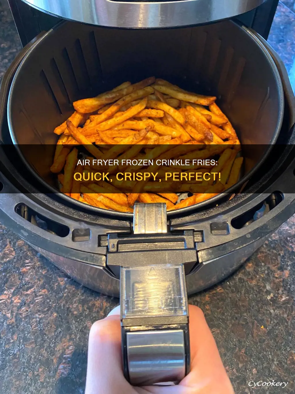 how to make frozen crinkle fries in air fryer