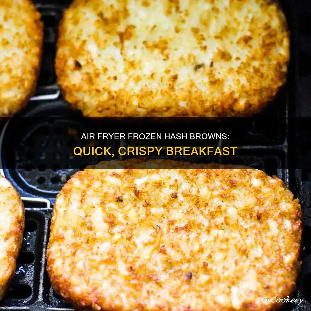 how to make frozen diced hash browns in air fryer