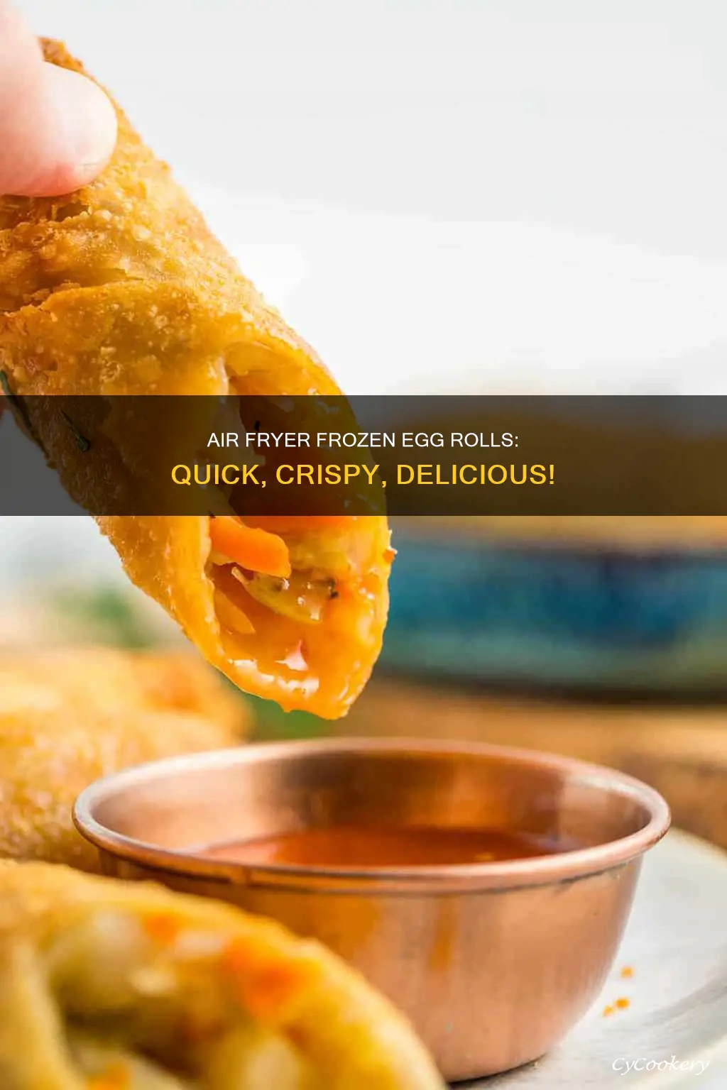 how to make frozen egg rolls in air fryer