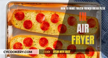 Air Fryer French Bread Pizza: A Quick Frozen Treat