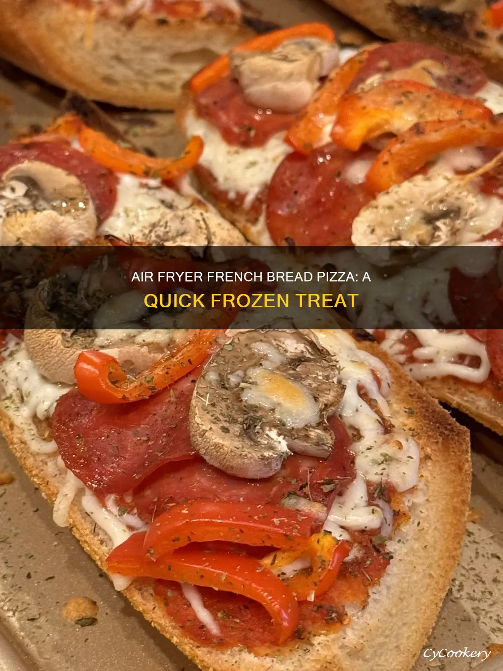 how to make frozen french bread pizza in air fryer