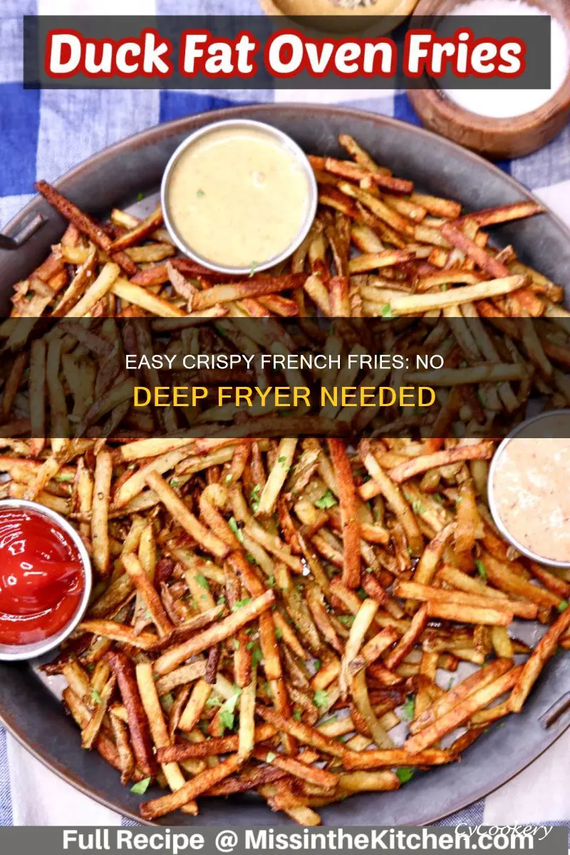 how to make frozen french fries without a deep fryer