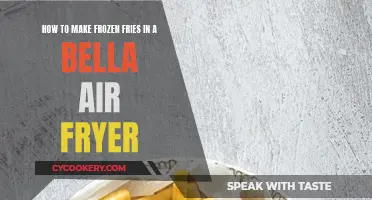 Making Frozen Fries with a Bella Air Fryer