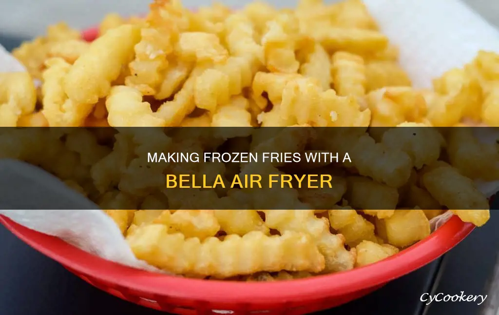 how to make frozen fries in a bella air fryer