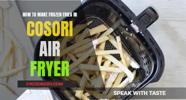 Making Frozen Fries with Cosori Air Fryer