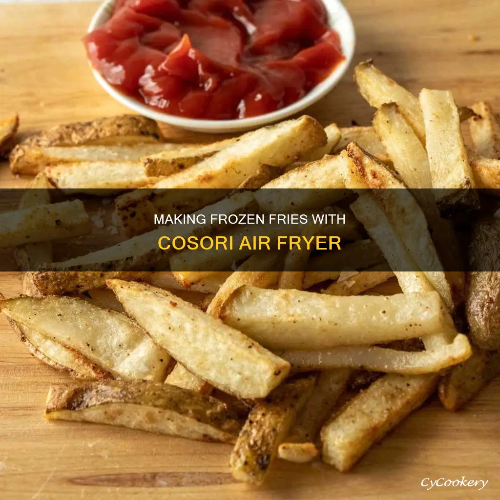 how to make frozen fries in cosori air fryer