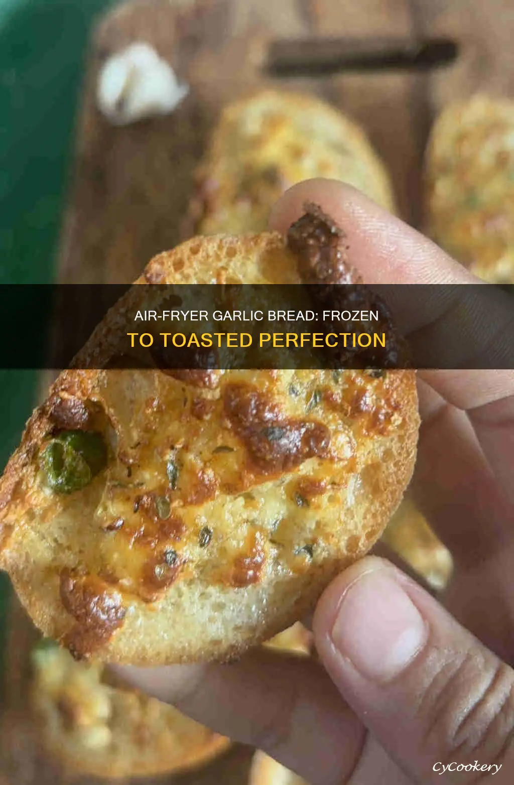 how to make frozen garlic bread in the air fryer