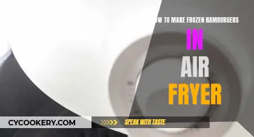 Air Fryer Frozen Hamburgers: Quick, Easy, Delicious