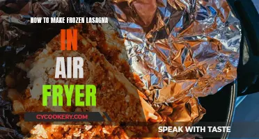 Air-Fryer Lasagna: Frozen to Fabulous in Minutes!