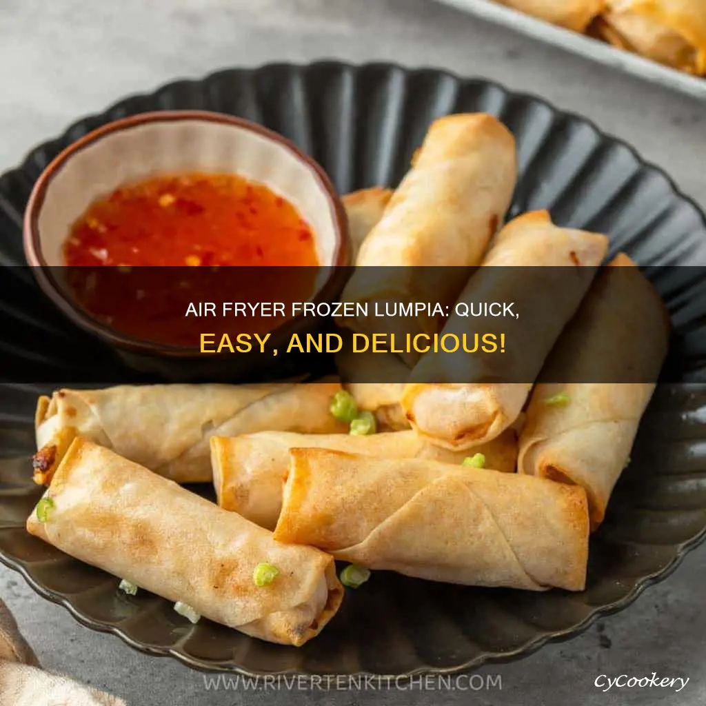 how to make frozen lumpia in air fryer