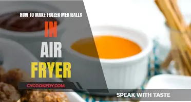 Air Fryer Frozen Meatballs: Quick, Easy, Delicious