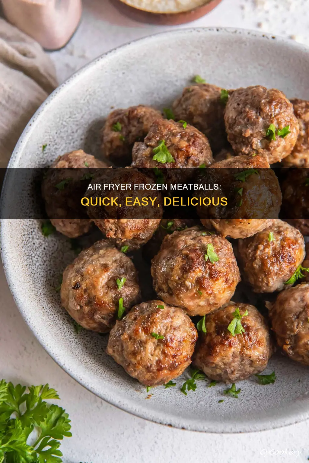 how to make frozen meatballs in air fryer