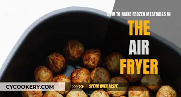 Air Fryer Frozen Meatballs: Quick, Easy, Delicious