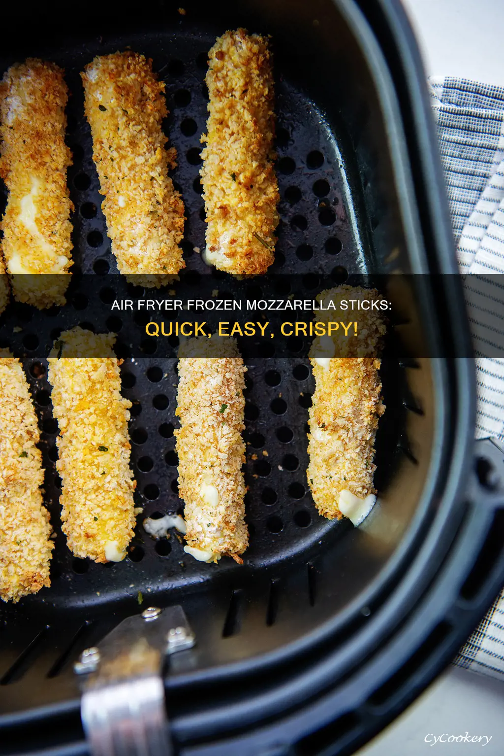 how to make frozen mozzarella sticks in an air fryer