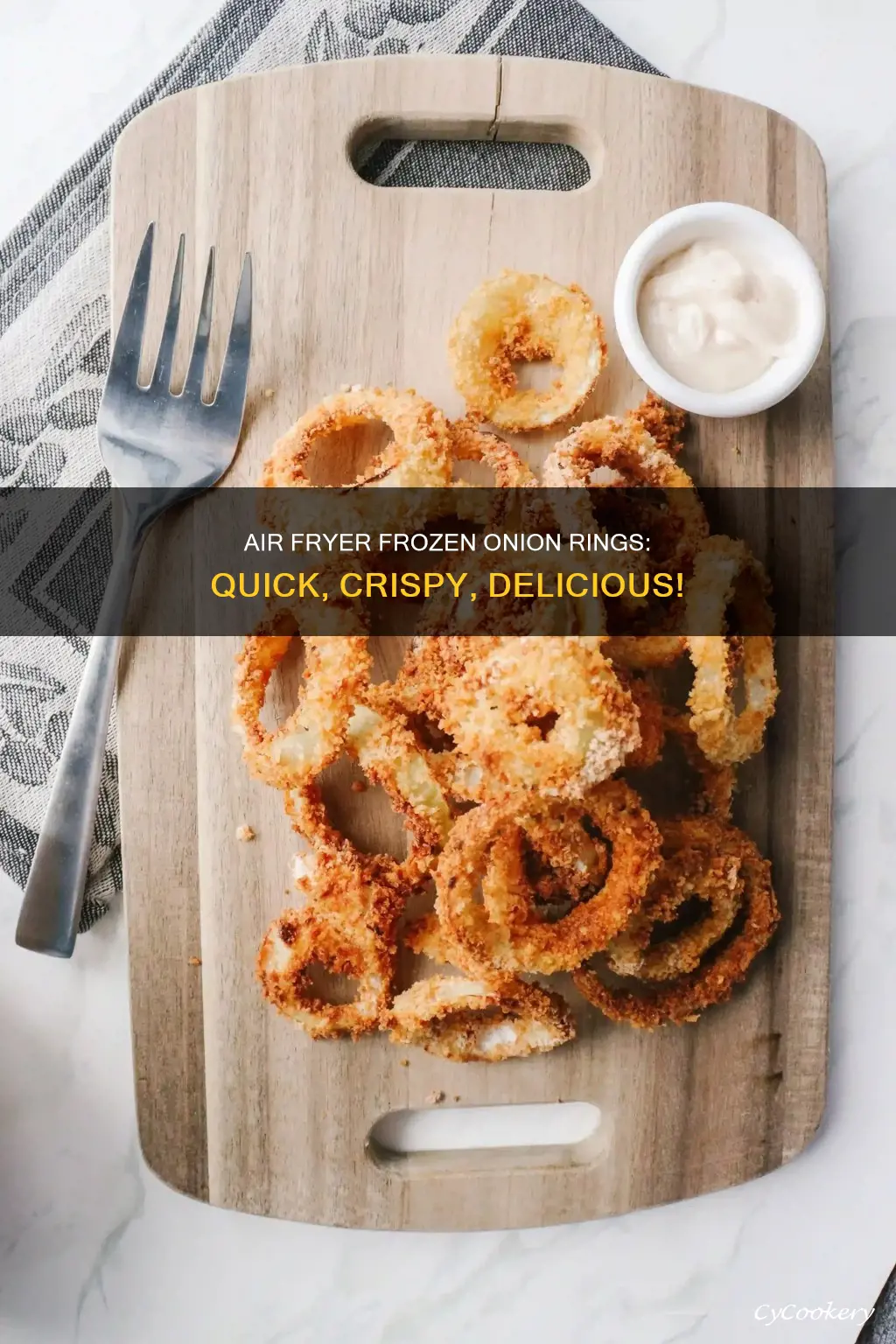 how to make frozen onion rings in an air fryer