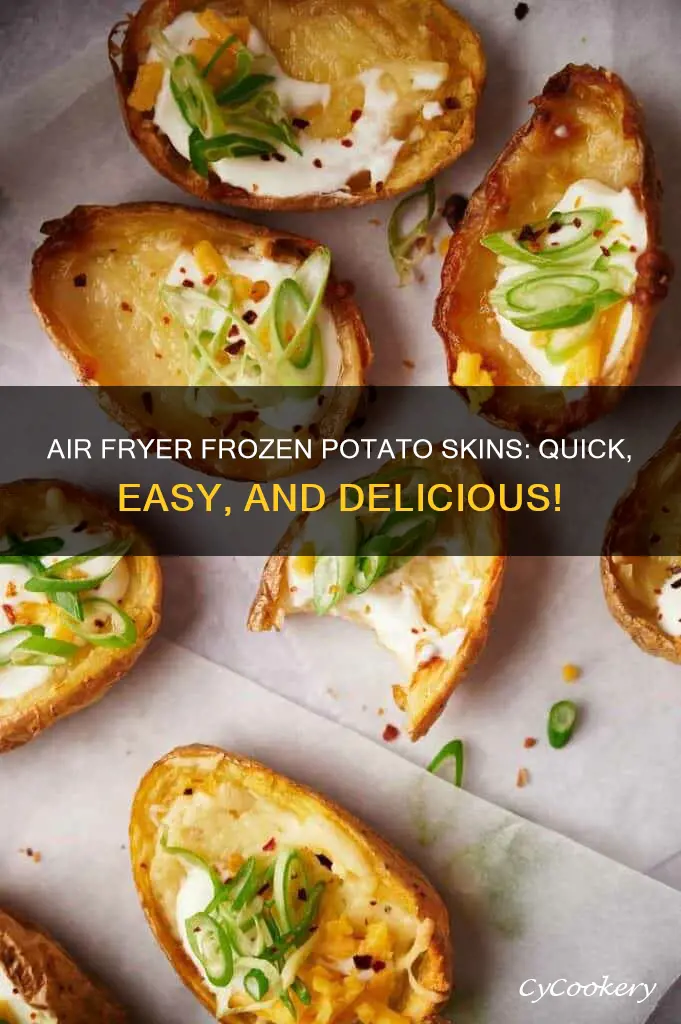 how to make frozen potato skins in air fryer