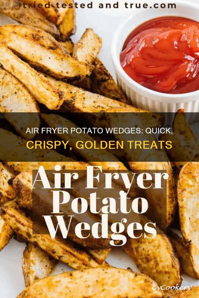 how to make frozen potato wedges in air fryer