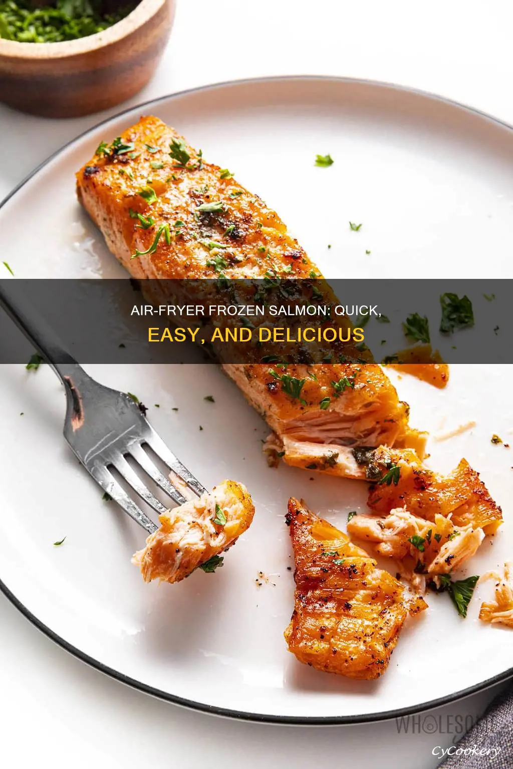 how to make frozen salmon in an air fryer