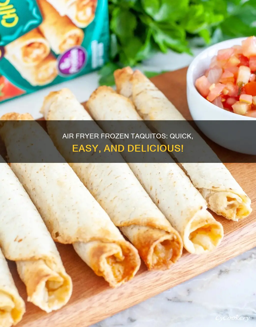 how to make frozen taquitos in the air fryer