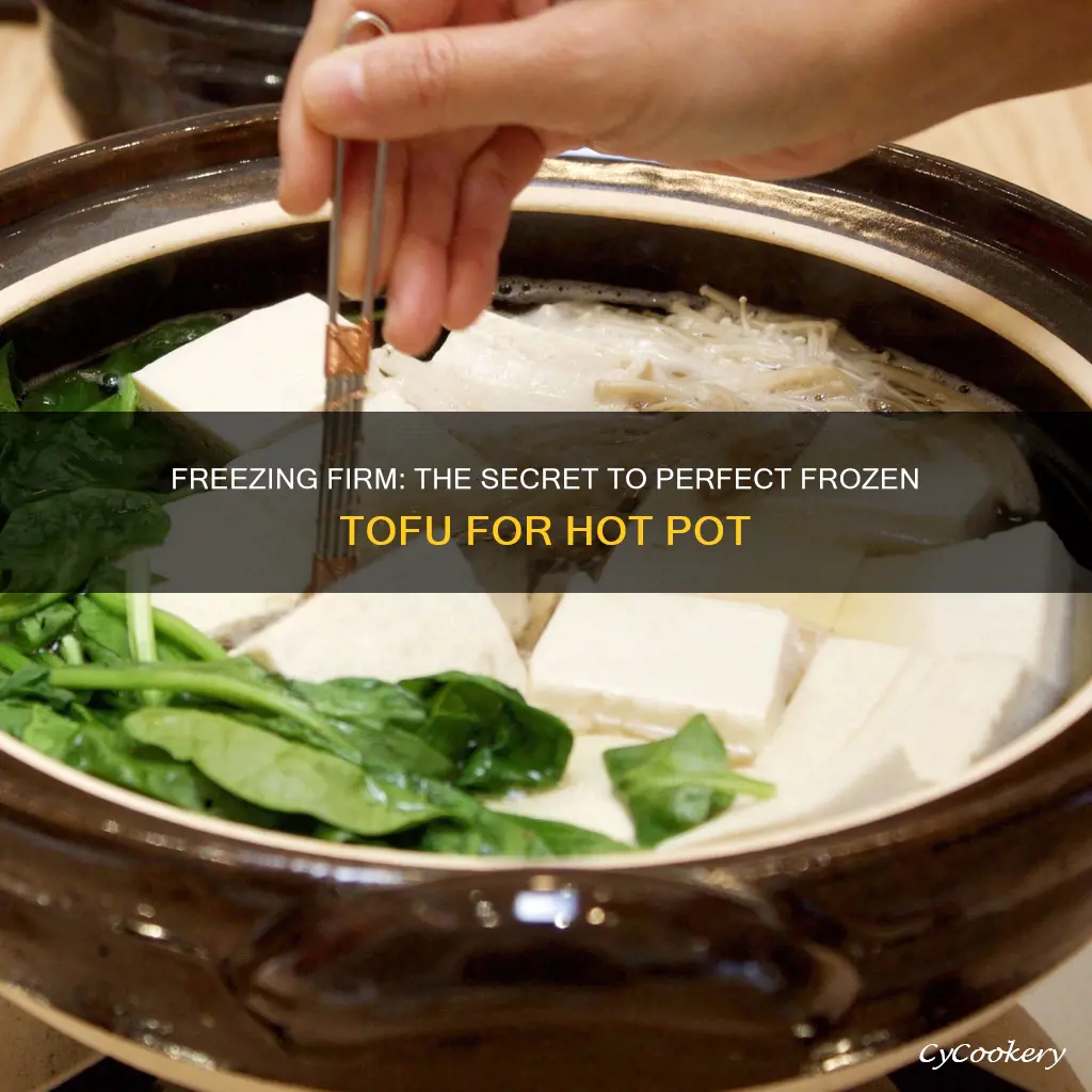 how to make frozen tofu for hot pot