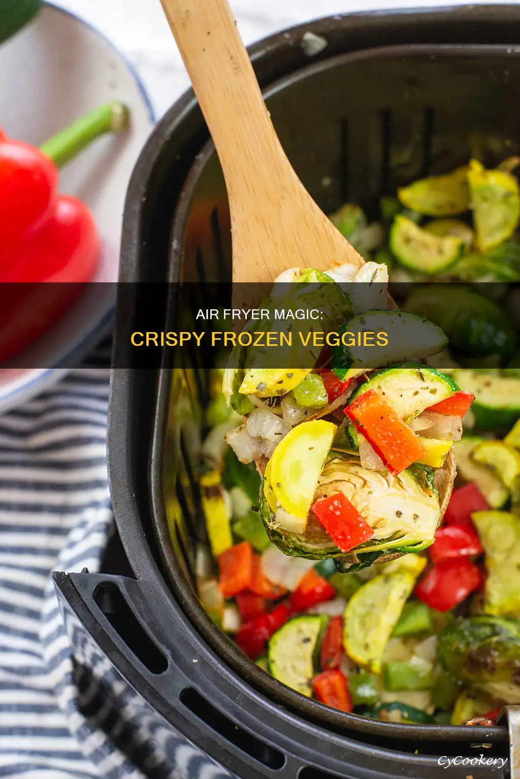 how to make frozen veggies crispy air fryer